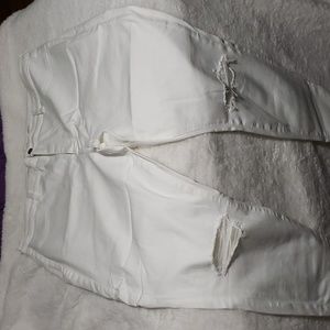 White jeans American eagle